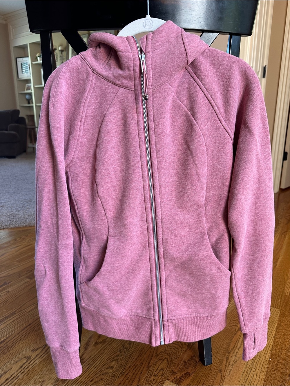 lululemon athletica Women's Scuba Full-Zip Hoodie in Dusty Rose Pink